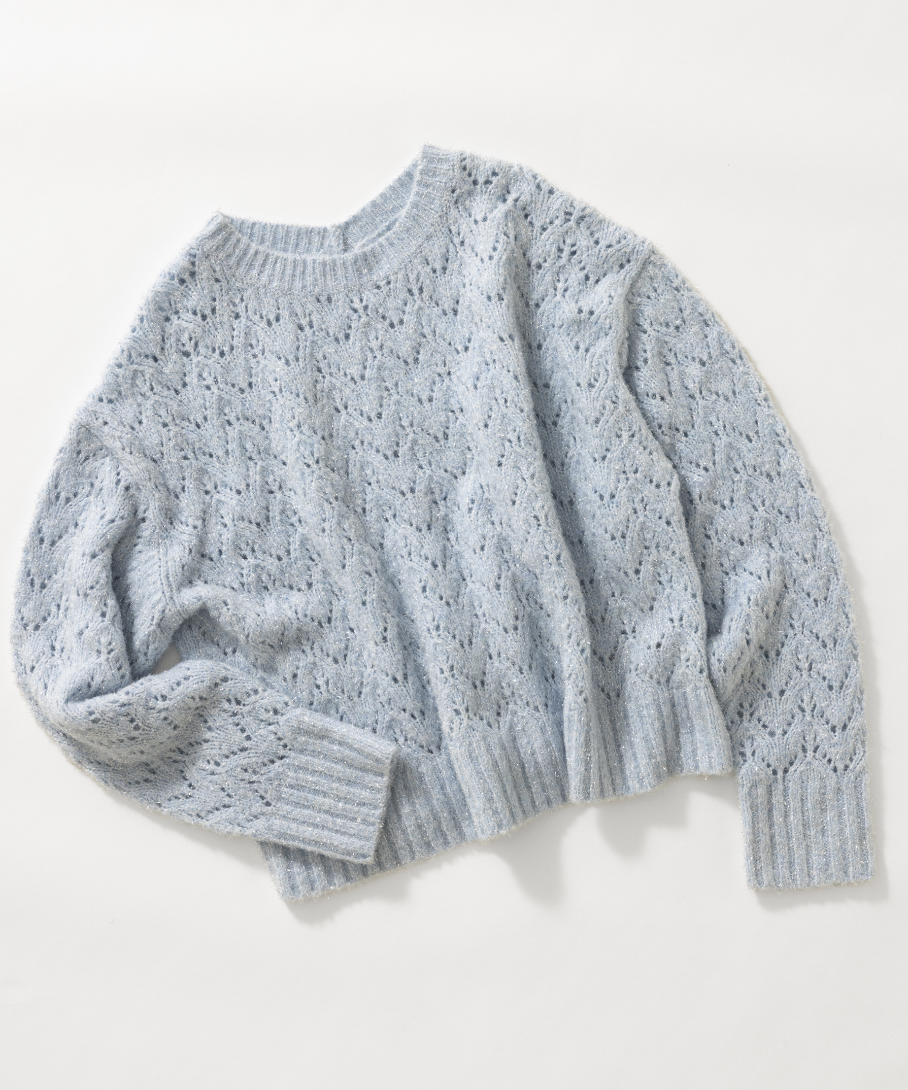 レース編シャインニット