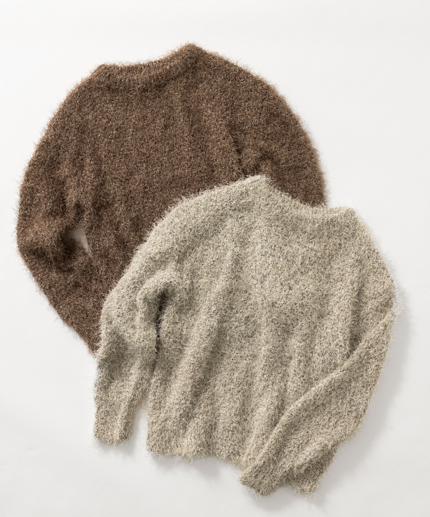 ラメリリヤーンＭＩＸシャギーニット